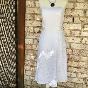 Banana Republic Eyelet Mini Dress size 4